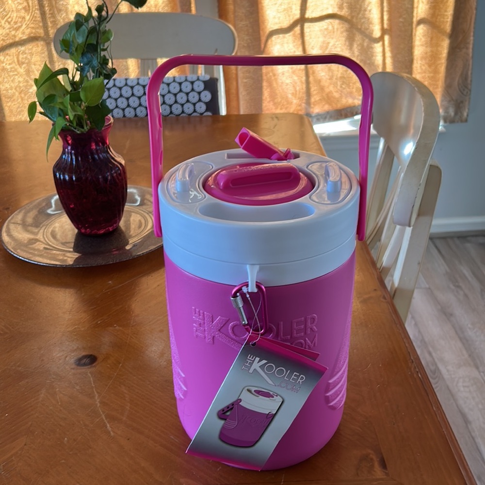1 Gallon Cooler and 2 Shaker Bottles